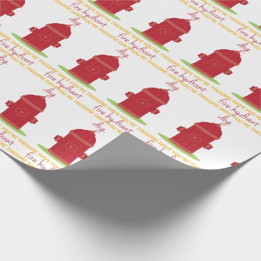 De brandwerende stof cadeaupapier (Hoek)