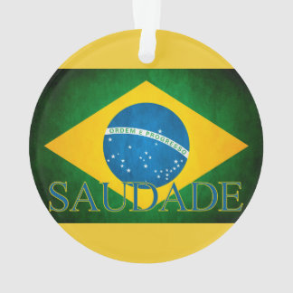 De Brasil Saudade da bandeira Ornament