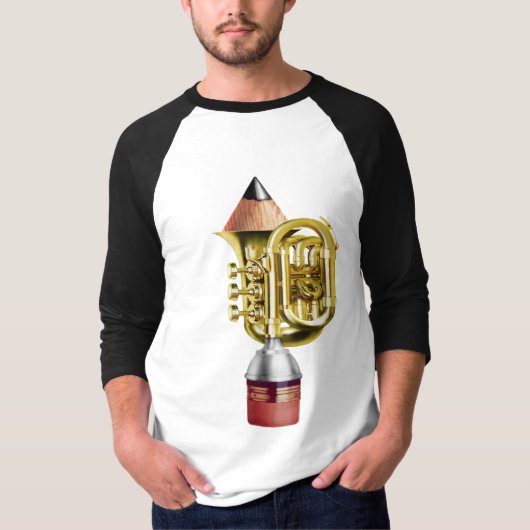 De Brass Band Stubbie T-shirt (Voorkant)