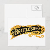 De Brattleboro Logo uit een oud orgel Briefkaart (Voorkant / Achterkant)