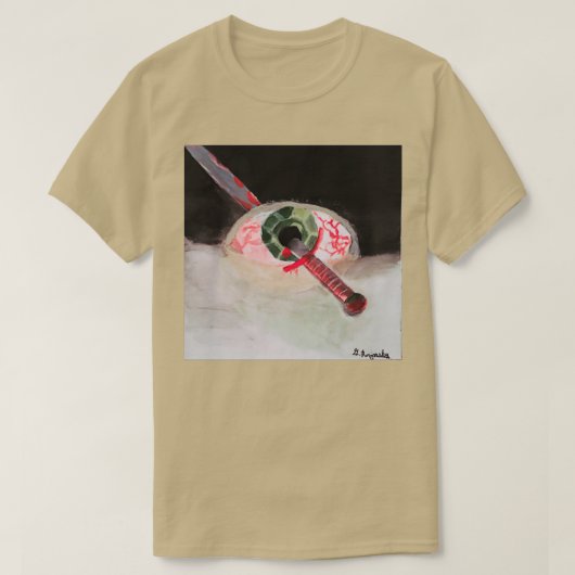 De Bravery van een Warrior T-shirt (Design voorkant)