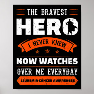 De Bravest Hero die ik nooit kende, kanker bij Leu Poster
