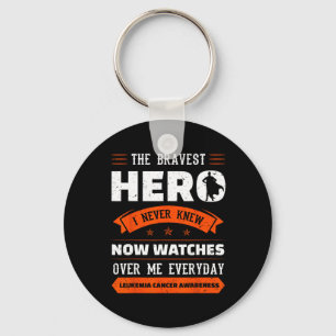 De Bravest Hero die ik nooit kende, kanker bij Leu Sleutelhanger