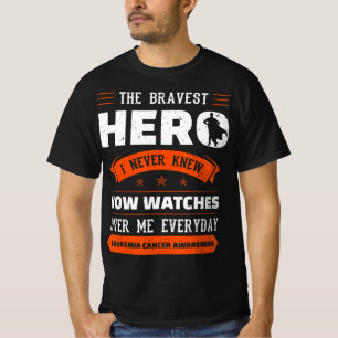 De Bravest Hero die ik nooit kende, kanker bij Leu T-shirt