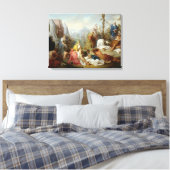 De Brazen Serpent Canvas Afdruk (Insitu (Slaapkamer))