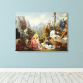 De Brazen Serpent Canvas Afdruk (Insitu (Houten vloer))