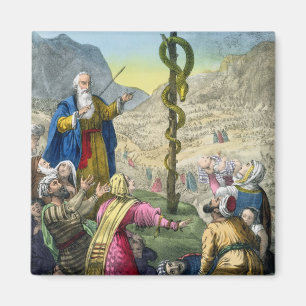De Brazen Serpent uit een bijbel die door Edward i Magneet
