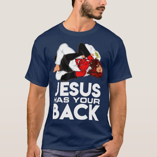 De Braziliaanse Jiu Jitsu Christelijke Jezus heeft T-shirt (Voorkant)