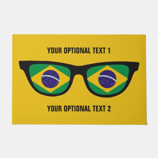 De Braziliaanse matten van de de douanedeur van (Voorkant)