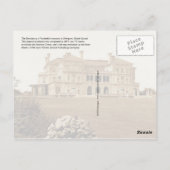 De Breakers Mansion in Newport, Rhode Island Briefkaart (Achterkant)