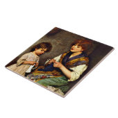 De Breiless, schilderij van fijnere kunst Tegeltje (Zijkant)
