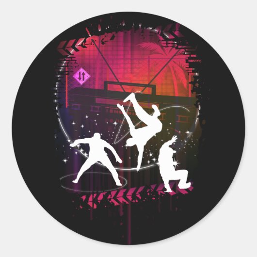 De brekers ronde sticker (Voorkant)