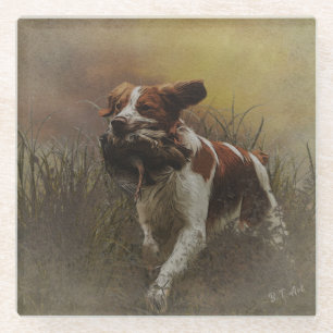 De Bretagne spaniel Ceramic Tile Beverage Coas Glazen Onderzetter