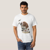 De Bretagne Spaniels, Frans Bretagne, Vogelhond, T-shirt (Voorkant volledig)