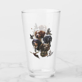 De Bretagne Spaniels, vogeljacht seizoen Glas