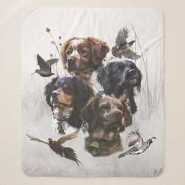 De Bretagne Spaniels, vogeljacht seizoen Sherpa Deken