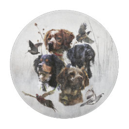 De Bretagne Spaniels, vogeljacht seizoen Snijplank