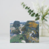 De Bretonse herfst van Paul Gauguin Briefkaart (Staand voorkant)