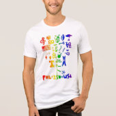 DE BRETT BENDER TROFEE REGENBOOG EDITIE Tri-Blend SHIRT (Voorkant)