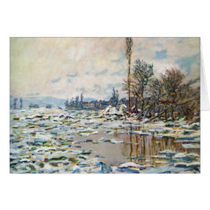De breuk van het ijs door Claude Monet