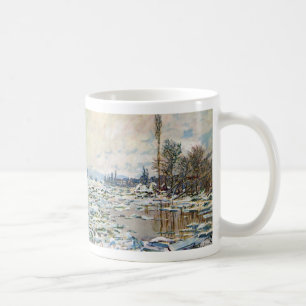 De breuk van het ijs door Claude Monet Koffiemok
