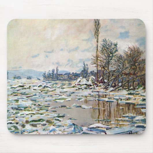De breuk van het ijs door Claude Monet Muismat (Voorkant)