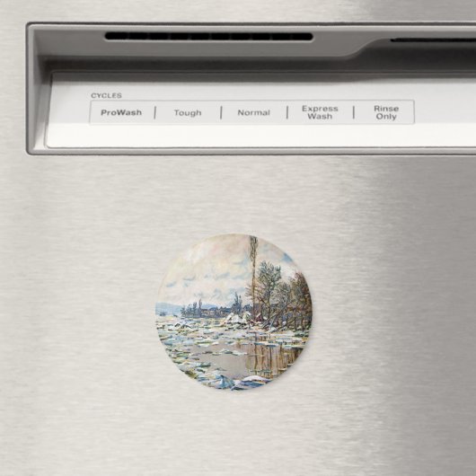 De breuk van het ijs van Claude Monet Magneet (Insitu (Vaatwasser))