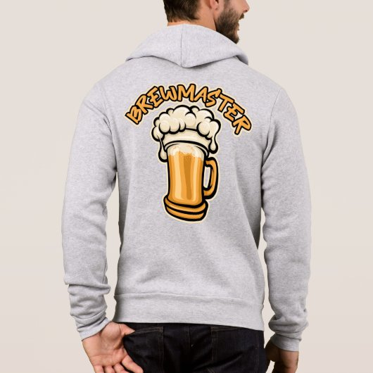 De Brewmaster heeft een Mok voor bier nodig Hoodie (Achterkant)