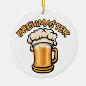 De Brewmaster heeft een Mok voor bier nodig Keramisch Ornament (Voorkant)