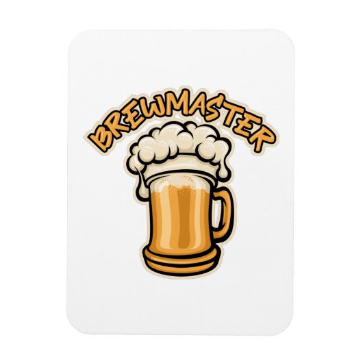 De Brewmaster heeft een Mok voor bier nodig Magneet (Verticaal)
