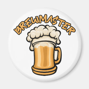 De Brewmaster heeft een Mok voor bier nodig Magneet