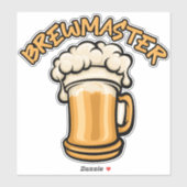 De Brewmaster heeft een Mok voor bier nodig Sticker (Vel)