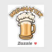 De Brewmaster heeft een Mok voor bier nodig Sticker (Vel)