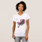 De Brick-deep - Roze emmer T-shirt (Voorkant volledig)