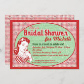 De Bridal Shower-uitnodiging van de Nitigs 50 Kaart (Voorkant / Achterkant)