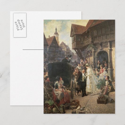 De Bride, 19e eeuw Briefkaart (Voorkant / Achterkant)