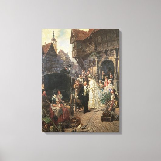 De Bride, 19e eeuw Canvas Afdruk (Voorkant)