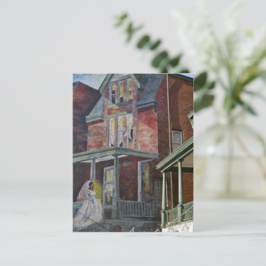 De bride briefkaart (Staand voorkant)