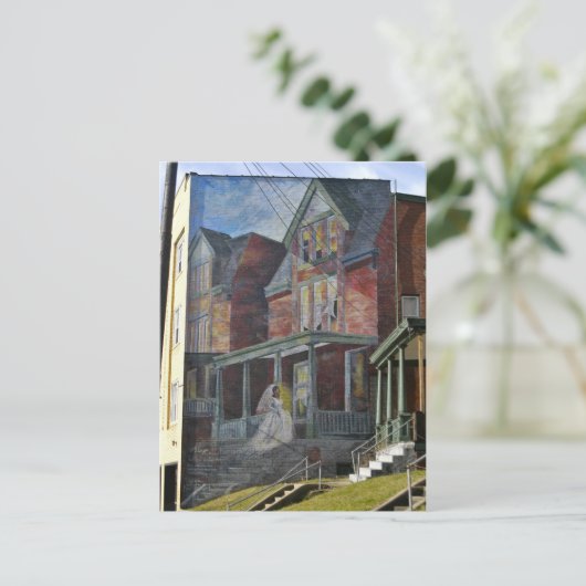 De bride briefkaart (Staand voorkant)