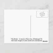 De bride briefkaart (Achterkant)