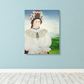 De bride canvas afdruk (Insitu (Houten vloer))