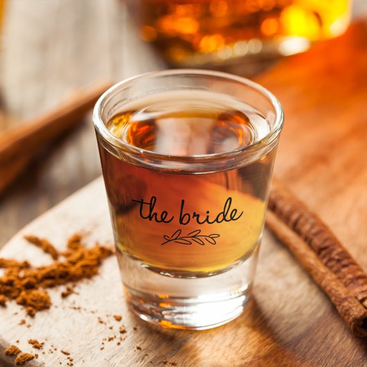 De bride country Wedding Toast Shot Glas