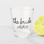 De bride country Wedding Toast Shot Glas (Voorkant)