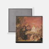 De bride- en Groomtafel Magneet (Voorkant / Achterkant)