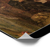 De bride- en Groomtafel Poster (Hoek)