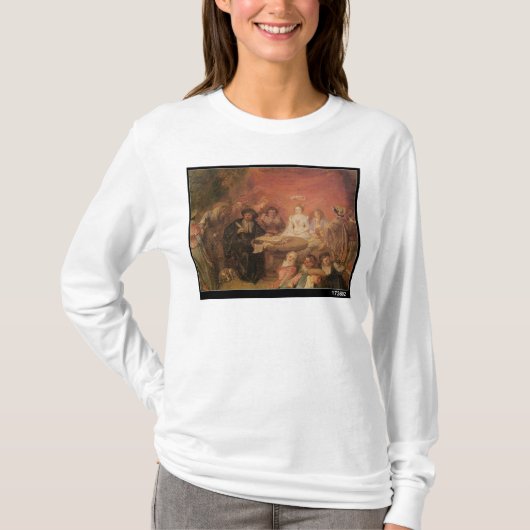 De bride- en Groomtafel T-shirt (Voorkant)