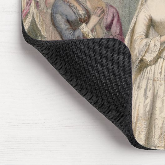 De Bride, gegraveerd door J. Battannier, 1852-53 Muismat (Hoek)