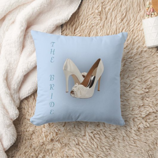 De bride heelt blauw kussen (Deken)