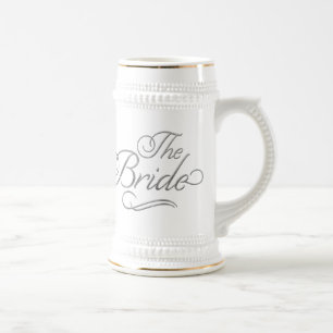 De Bride Honeymoon Beer Mok Silver