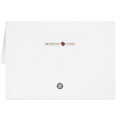 De Bride - Kaart, de Groet/Nota (Achterkant Horizontaal)